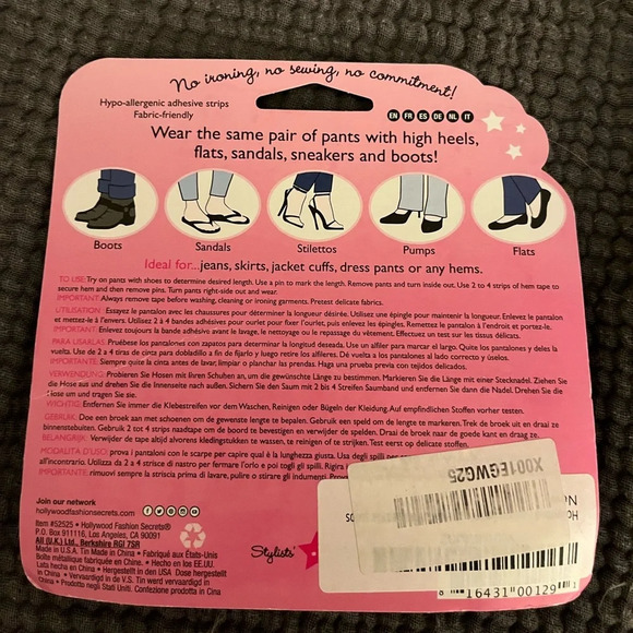 Hollywood Fashion Secrets temporary hem tape NWT - Picture 2 of 2